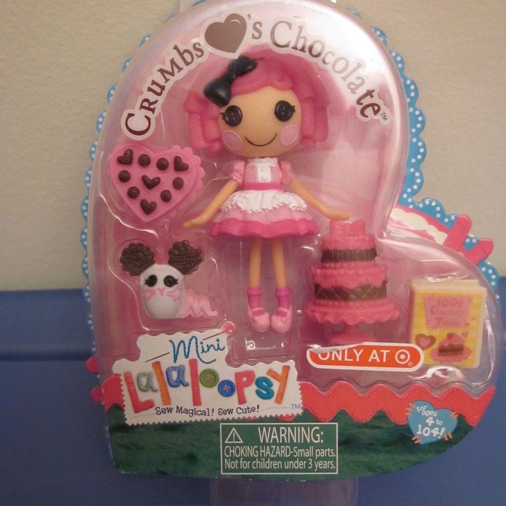 Mini Lalaloopsy Crumbs Loves Chocolate NIB Retired